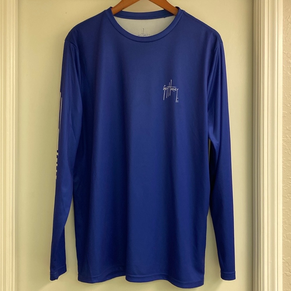 Men’s Guy Harvey long sleeve/light weight shirt. Size large.